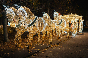 Wien: Guidet julebustur og lys på Schönbrunn Slot