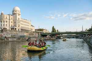Vienne : excursion guidée en rafting sur le canal du Danube