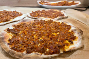 Middle Eastern Lahmacun Cooking Class w/ Syrian Chef