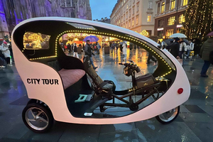 Vienna Day & Night Rickshaw Photo Experience with Drink VIP
