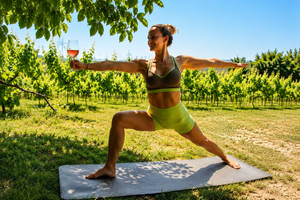 Wien: Yoga- och vinupplevelse i Bisambergs vingårdar