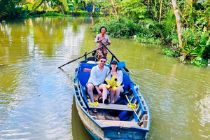 Can Tho: auténtico mercado flotante, sistema de canales salvajes, cacao