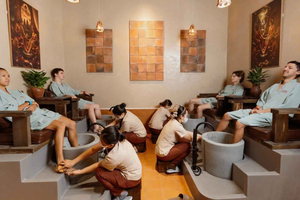 Da Nang: Combo 4A Kruidenbehandeling voor het haar & massage van 90 minuten