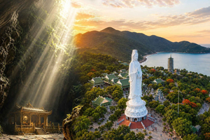 Da Nang/Hoi An: Marble Mountains, Am Phu Cave, Lady Buddha