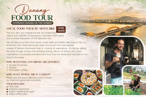 Da Nang: Streetfood-tur på motorcykel med lokal guide