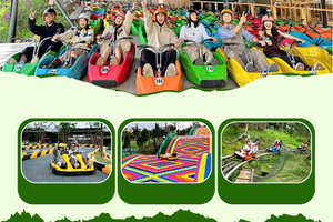 Dalat: Luge Kart, Mongoland y Alpine Coaster Tour