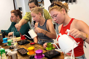 Taller de café con huevo y 4 cafés vietnamitas tradicionales en Ho Chi Minh