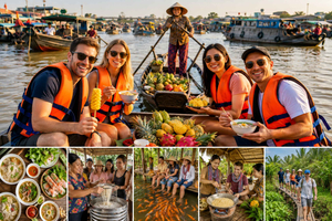From HCMC: Cai Rang Floating Market & Son Islet Day Trip