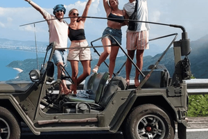 Hai Van Jeep Adventure with beachside lunch and waterfalls