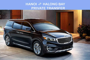 Hanoi: Traslado en coche privado hacia o desde la Bahía de Halong