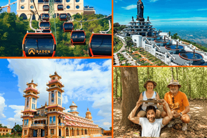 HCM: Cu Chi Tunnels, Cao Dai Temple, Black Virgin Mountain