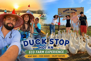 Hoi An: Duck Leader Experience & Coconut Boat Ride with Pickup
