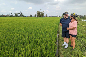 Hoi An: fietstocht platteland in de ochtend