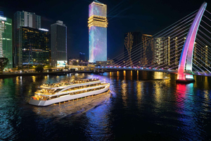 Luxury Dining aboard the Elite Cruise on the Saigon River