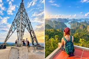 Navy Peak Trekking and Fish Massage in Viet Hai Village.
