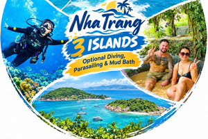 Nha Trang : 3 îles, plongée, parachute ascensionnel et bain de boue en option