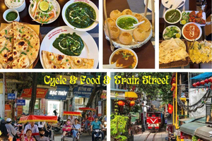 Old Quarter Cycle Tour with Indian Dinner Near Train Street