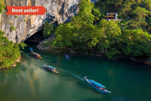 1 journée d'aventure : grotte du Paradis et sortie en bateau à la caverne de Phong Nha