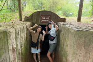 Phong Nha : transfert privé vers Hué via les tunnels de Vinh Moc