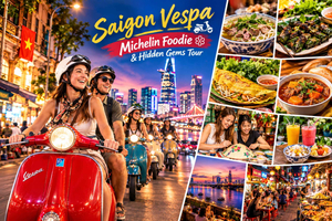 Saigón: tour en Vespa por comida Michelin y joyas ocultas