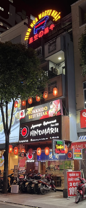 HINOMARU Japanese BBQ on Vietnamese Soils