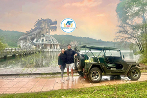Hue: Jeep Tour To Gia Long Tomb & Abandoned Waterpark