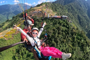 Mu Cang Chai Paragliding Adventure - Flying over Scenic Spot