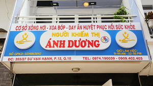 Spa khiếm thị ÁNH DƯƠNG