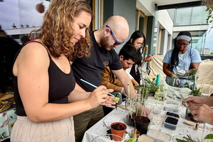 Lag ditt eget terrarium med drikke og snacks