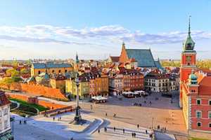 Warszawa: offentlig byomvisning på ettermiddagen med henting og avlevering