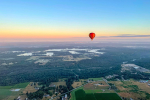 Seattle: Mt. Rainierin auringonnousun kuumailmapallolento
