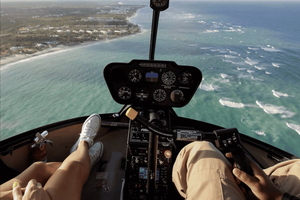 Brisbane: 35 Minute Moreton Bay Islands Helicopter Flight