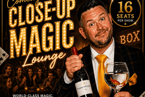 Comedy Close-Up Magic Lounge (intim opplevelse)