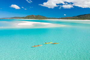 Whitsunday Island Camping Transfer Airlie - Whitehaven Beach