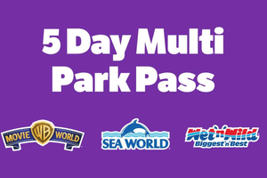 Gold Coast: Movie World, Sea World, & Wet’n’Wild 5-Day Pass