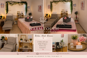 Warm touch massage therapy
