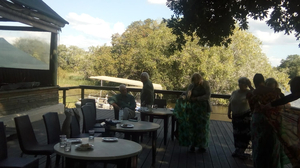 Lufupa Lodge Dining Area