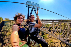 Victoria Falls: Köysirata, opastettu kävely sillalla ja kuljetus