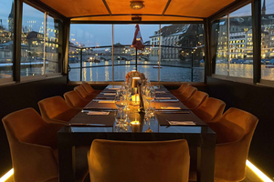 5-Course Dinner on a Boat on the Limmat in Zürich