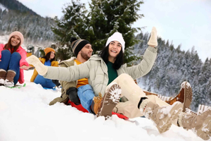 Flumserberg: gita di 1 giorno privata in montagna con slittino o sci