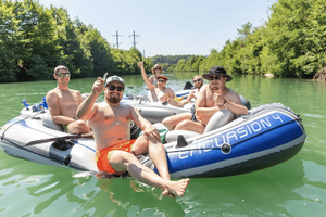 Self-Guided Limmat River Rafting to Dietikon