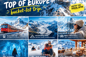 Suíça: Excursão de 5 dias com Jungfraujoch e Monte Titlis