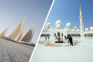 Abu Dhabin suuri moskeija ja Zayedin kansallismuseo