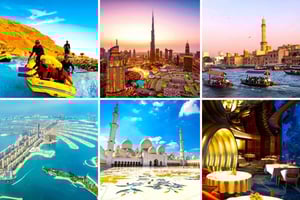 Dubaï : visite privée d'une jounée des 7 émirats