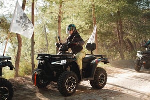 Durres: Kallmi guidet ATV-quad-tur med hjelm