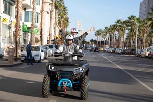 90 minutters guidet tur på ATV i Kallm med besøg i hemmelig bunker