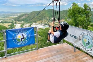 From Tirana: Petrela Zipline Adventure with Transport