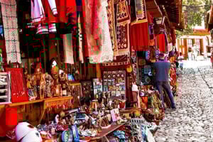 From Durres,Golem,Qerret: Kruja Castle, Bazaar, guided tour