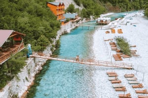 Z Prisztiny: Wycieczka 1-dniowa nad rzekę Shala z rejsem wycieczkowym