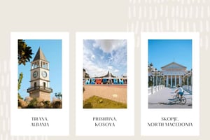 ティラナ発、3 日間ツアー：アルバニア、マケドニア、コソバ